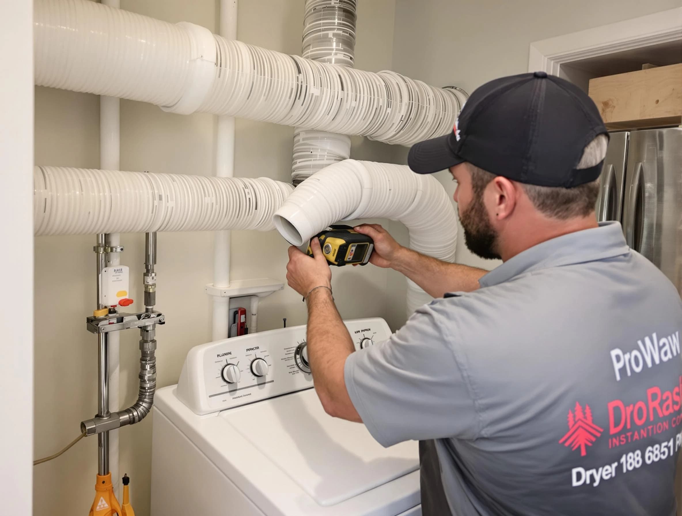 Professional dryer vent hose installation by Bridgewater Dryer Vent Cleaning in Bridgewater