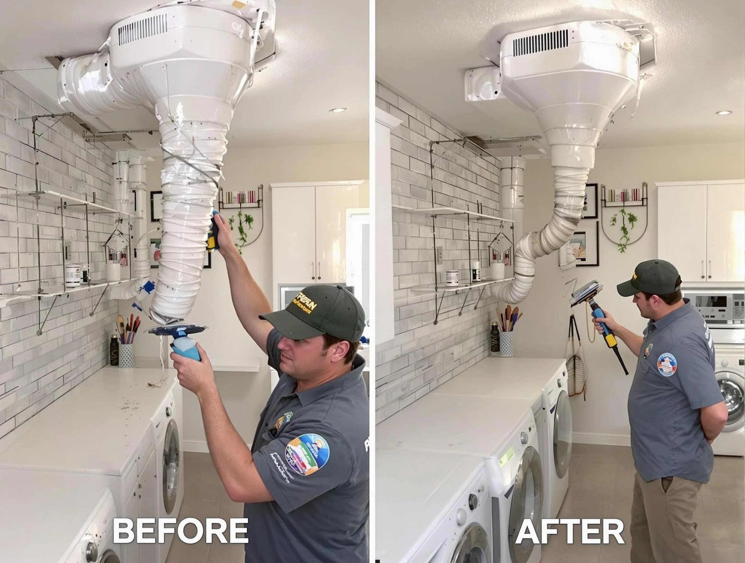 Professional dryer exhaust vent cleaning by Bridgewater Dryer Vent Cleaning in Bridgewater