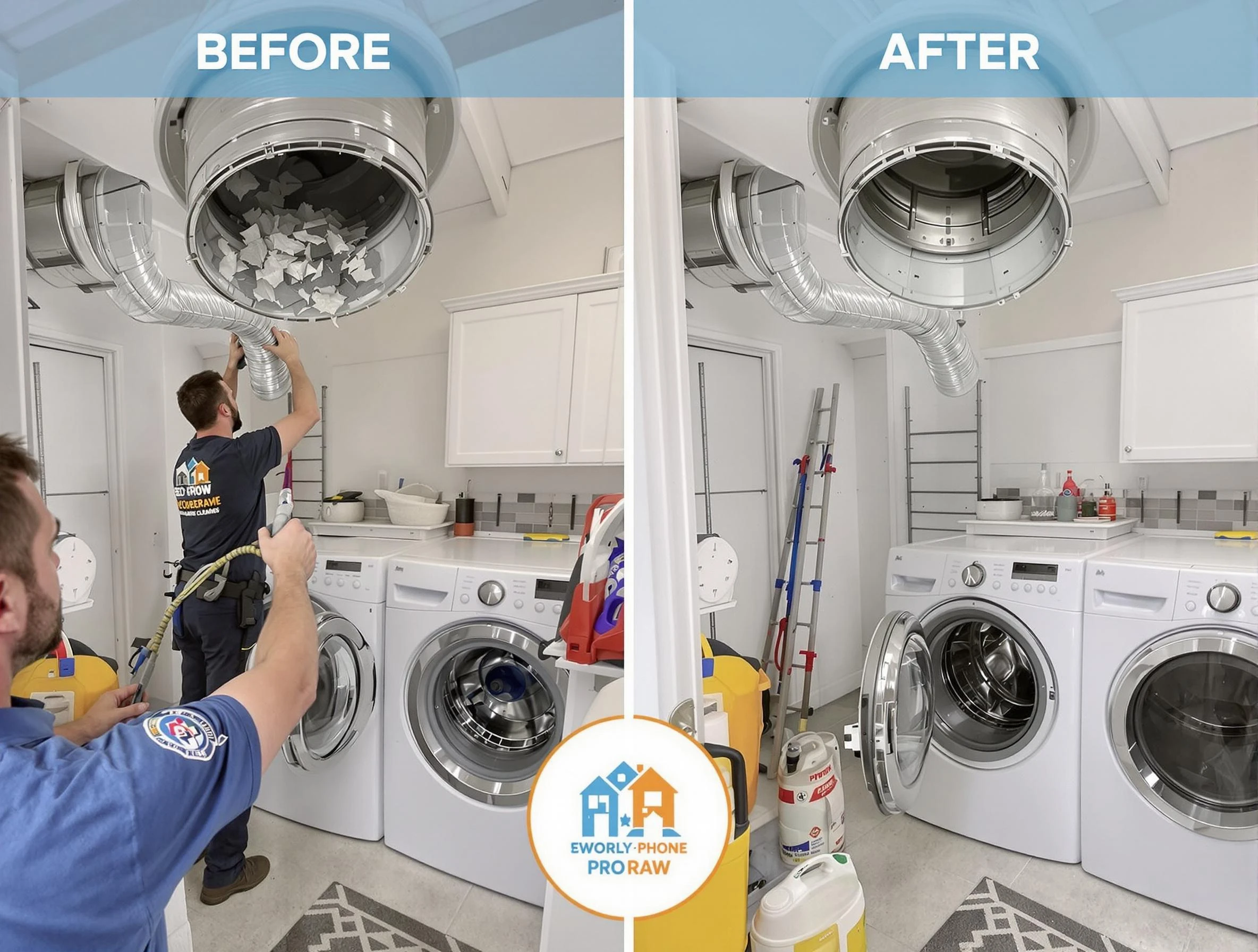 Residential dryer vent cleaning by Bridgewater Dryer Vent Cleaning in Bridgewater